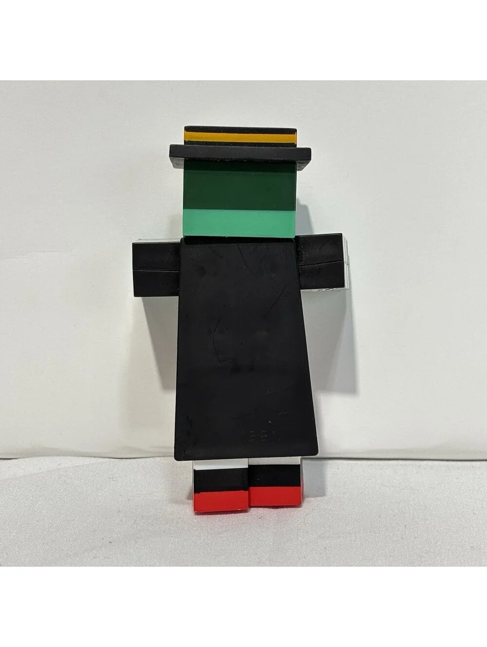 McDonalds Minecraft Zombie Hamburglar adult meal toy Green, Black & White Stripe